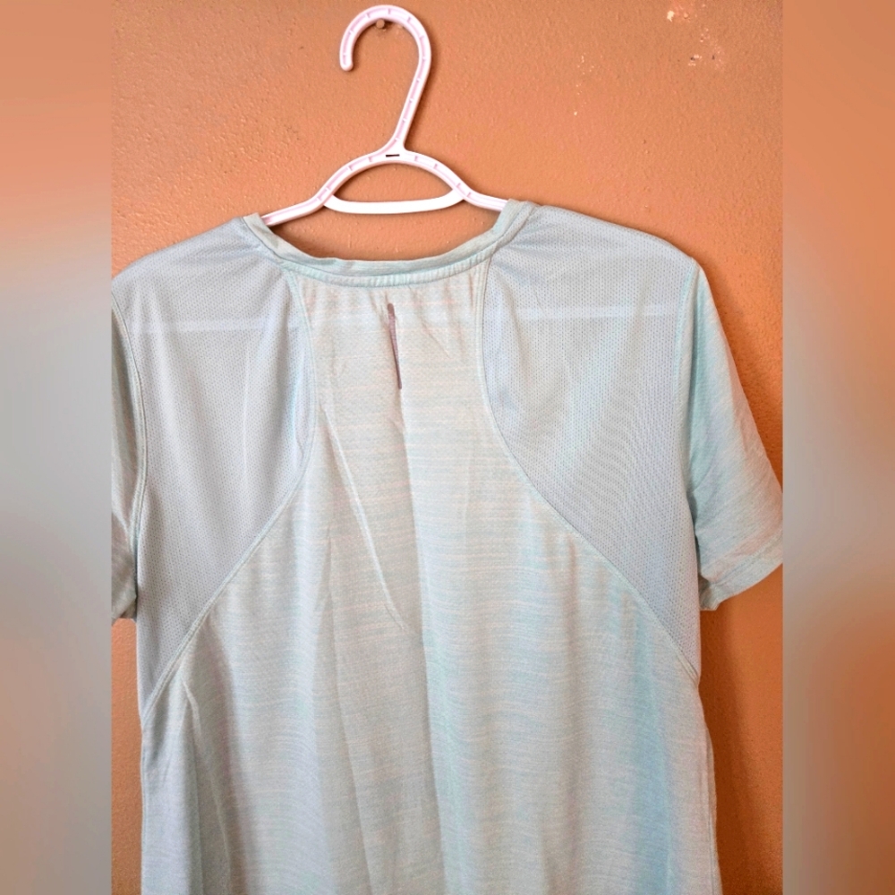 Light Blue V-Neck Performance Tee - Picture 7 of 7